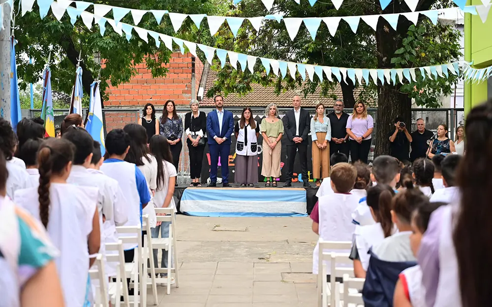 Se realizó en Maschwitz el acto distrital de inicio del ciclo lectivo 2024