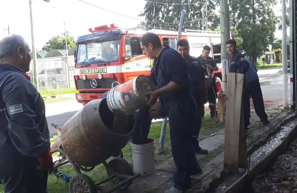 Los bomberos de Matheu concretaron la ampliación del destacamento