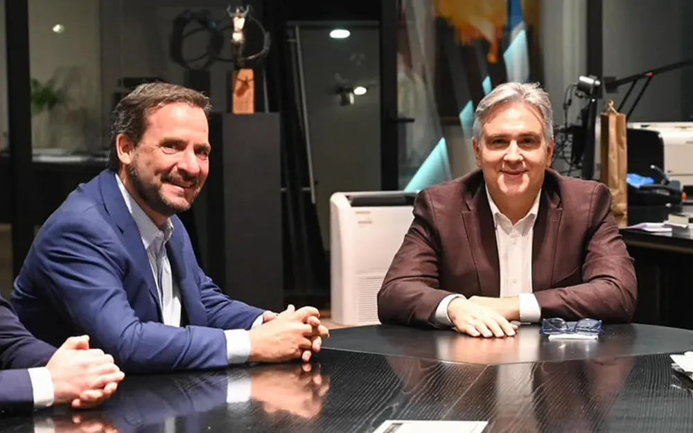 Sujarchuk viajó a Córdoba y se reunió con el gobernador Martín Llaryora