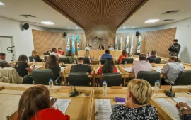Concejales en la última sesión del Concejo Deliberante